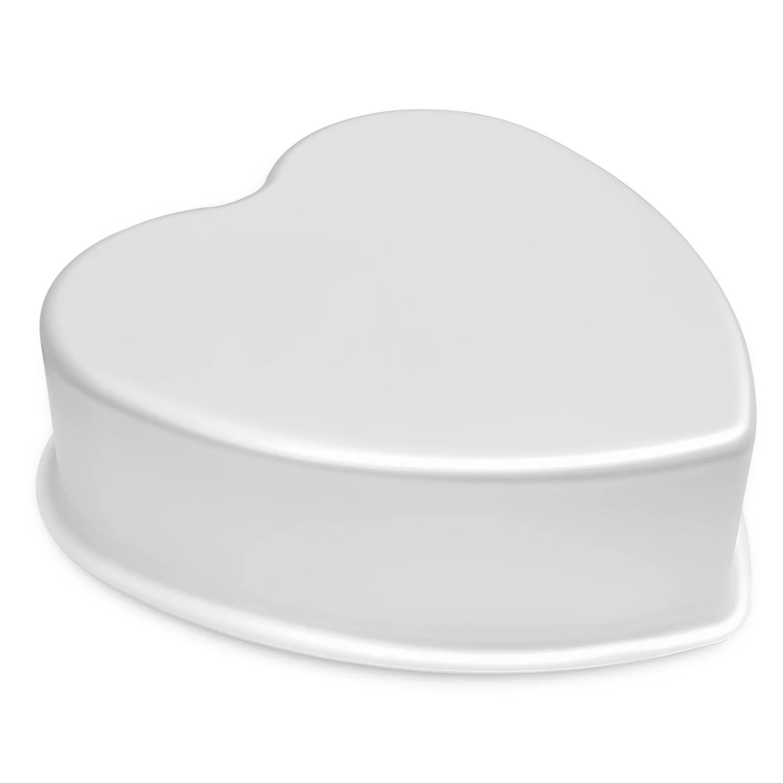 kefyixc 9 inch heart shaped cake pan aluminium alloy cake baking pan Suitable for birthday parties, family gatherings, birthday cake pans , daily desserts, etc Silver