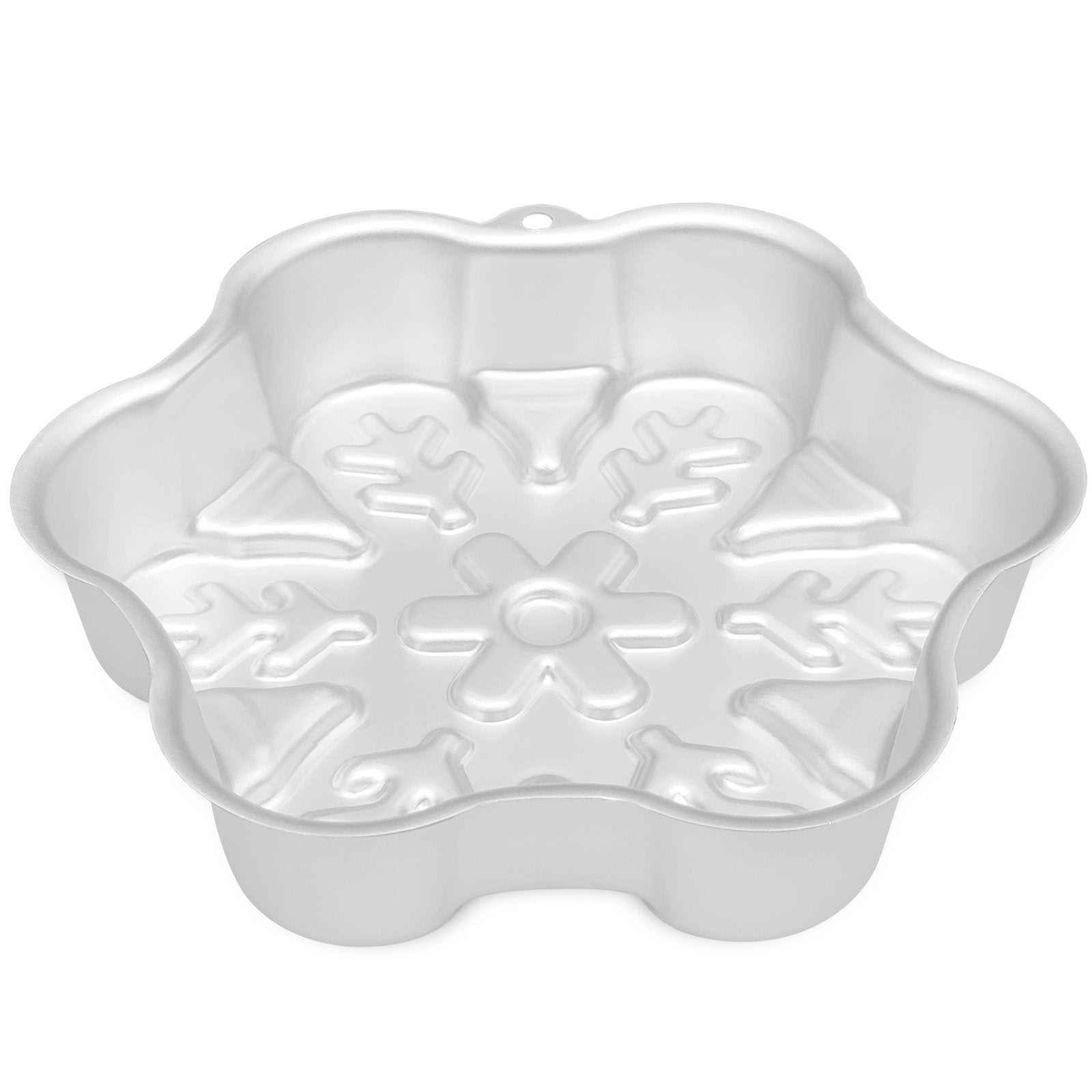 kefyixc snowflake shape cake baking pan aluminum alloy baking cake pans can be used for family gatherings, birthday cake pans