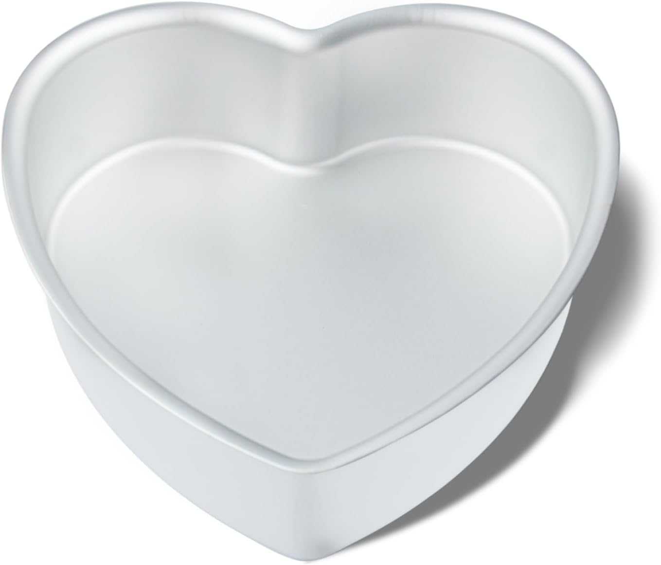 Set of 2 Heart-shaped cake pan, heart-shaped cake tin, aluminum, 8-inch heart-shaped, for weddings, parties, family and other occasions cake (8 x 2 Inch,Set of 2)