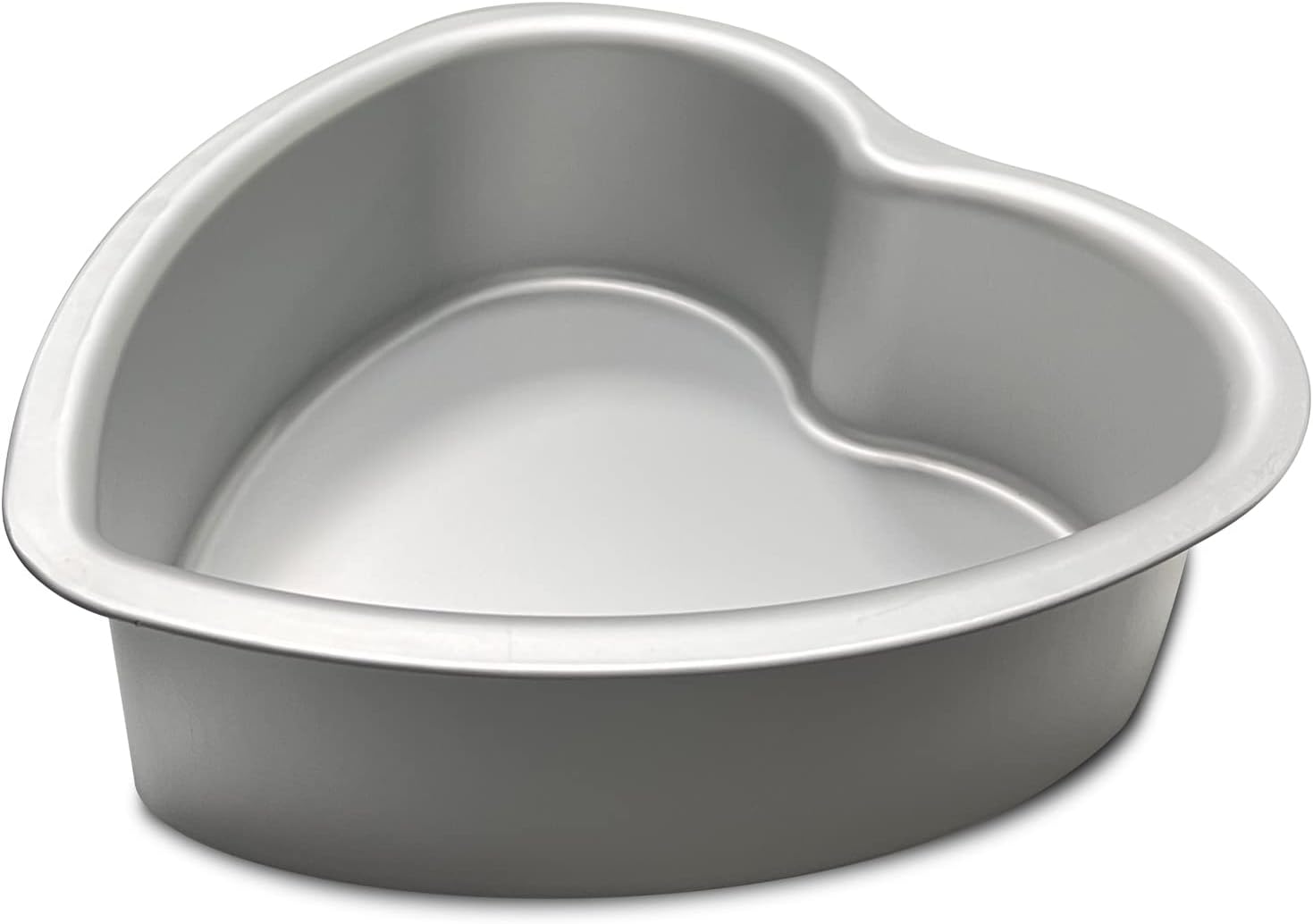 Set of 2 Heart-shaped cake pan, heart-shaped cake tin, aluminum, 8-inch heart-shaped, for weddings, parties, family and other occasions cake (8 x 2 Inch,Set of 2)