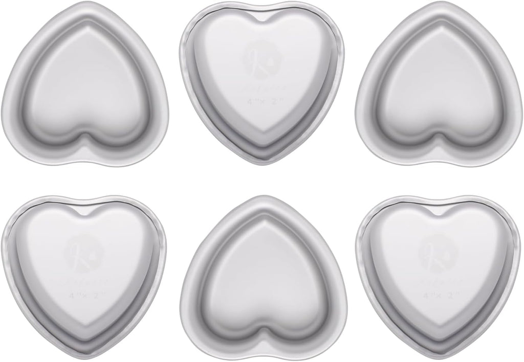 10 Inch Heart Shaped Cake Pan, Aluminum Heart Cake Mold, Heat-Resistant Baking Cake Pan for Wedding, Party, Family Occasions, Chocolate, Bread. (10 × 2 Inch)