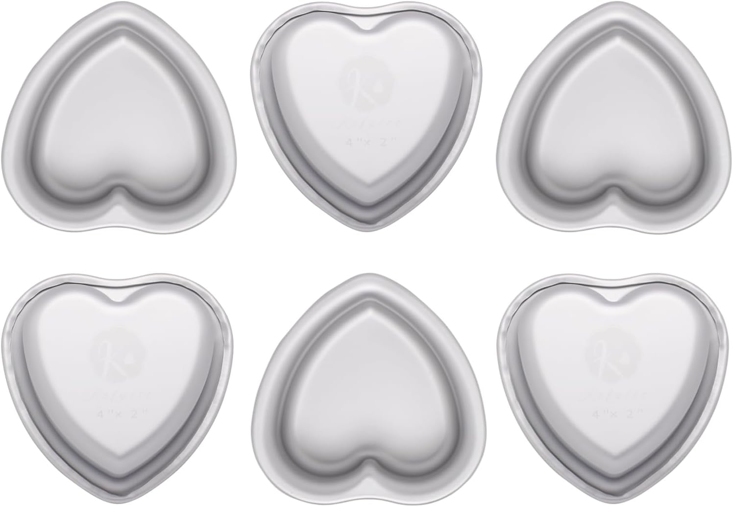 10 Inch Heart Shaped Cake Pan, Aluminum Heart Cake Mold, Heat-Resistant Baking Cake Pan for Wedding, Party, Family Occasions, Chocolate, Bread. (10 × 2 Inch)