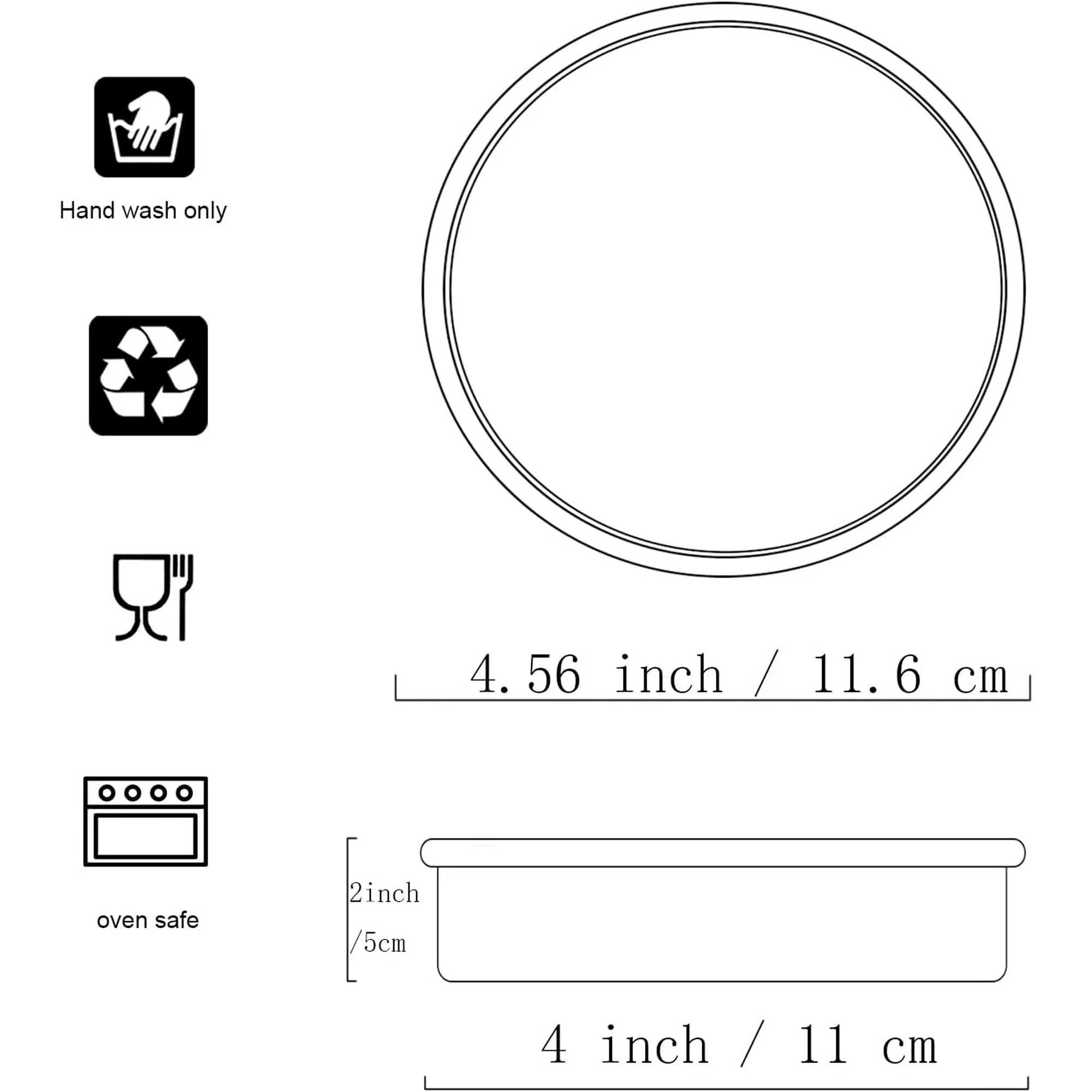 kefyixc Aluminum smash cake 4×3 inch round Cake Pans Set of 2,anodized aluminum,layer cake pans,birthday cake pans, baking pan For birthday cake, party cake Silver (4×3 round Cake Pan, Set of 2)