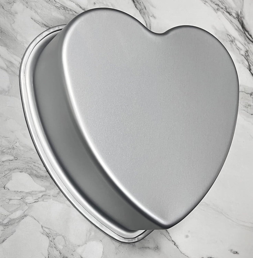 Heart-shaped cake pan, heart-shaped cake tin, birthday cake pans ,aluminum, 6-inch heart-shaped, 8-inch heart-shaped, for weddings, parties, family and other occasions cake (8 x 3 Inch)