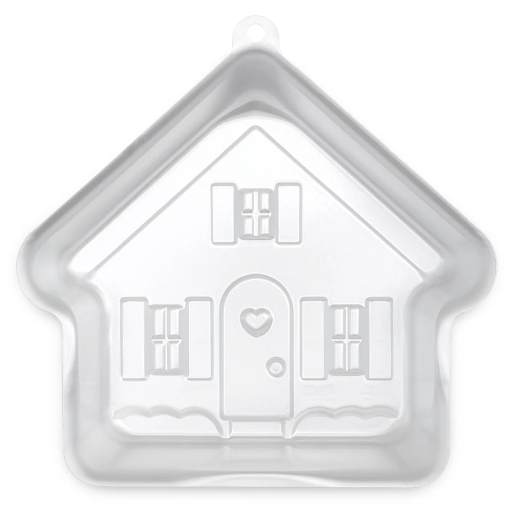 Kefyixc house shaped cake pan, aluminum cake pan for birthday、party and other occasions cake, dessert making, Silver.