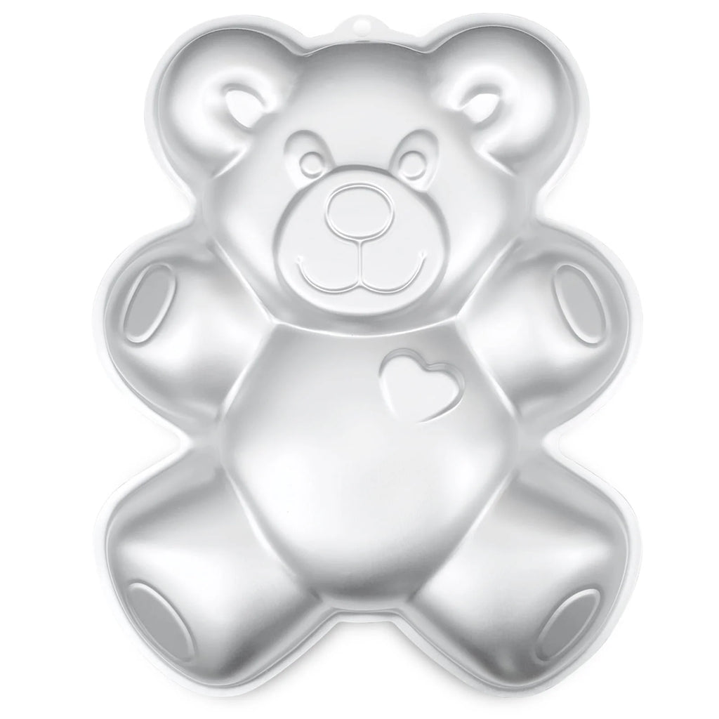 Kefyixc Big Bear Cake Pans, birthday cake pans aluminum cake pan for birthday、Wedding Ceremony、party and other occasions cake, dessert making, Silver.