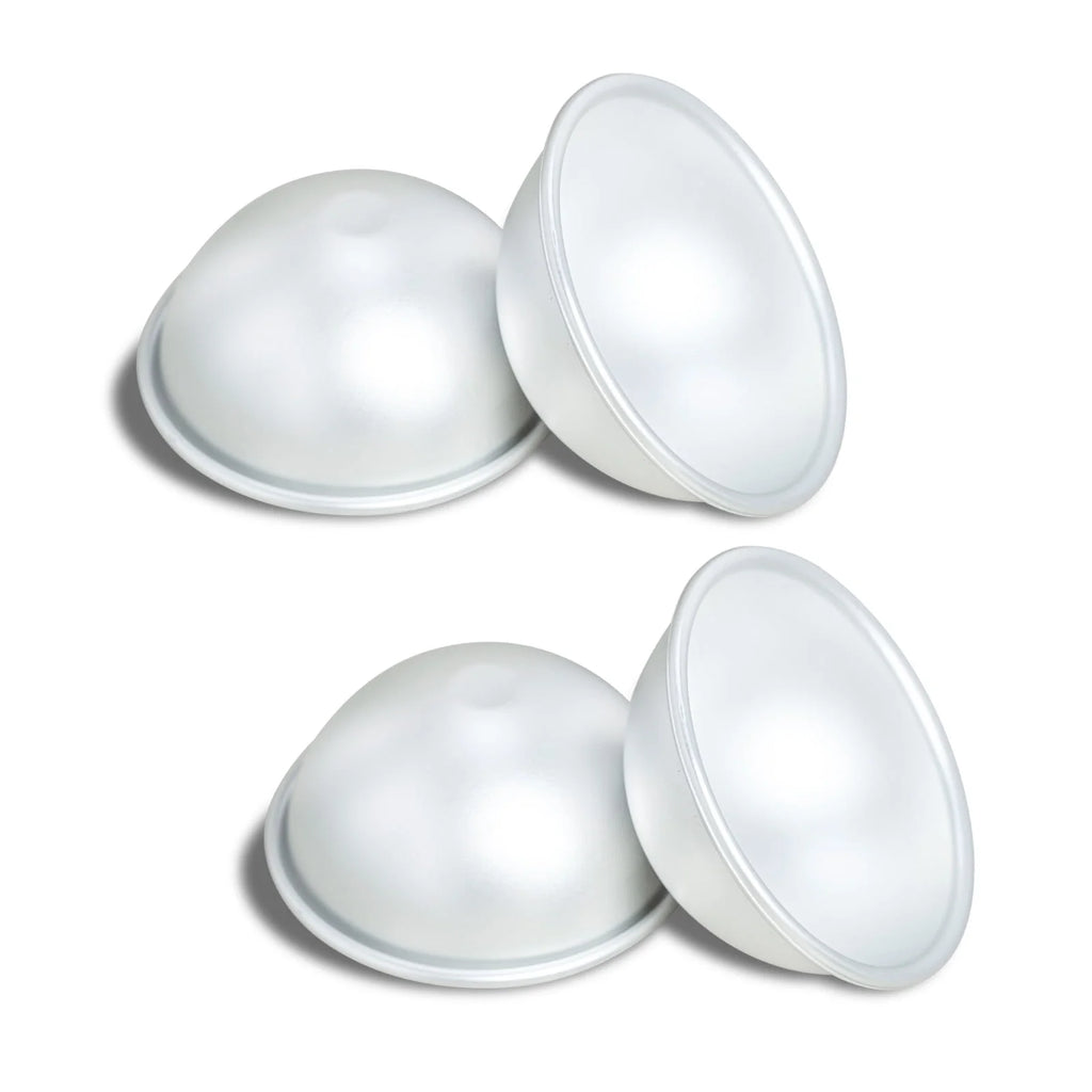 kefyixc small hemisphere 4 inch cake pans baking cake mold suitable for birthday parties,birthday cake pans , family gatherings, daily dessert making, parent-child interaction silver