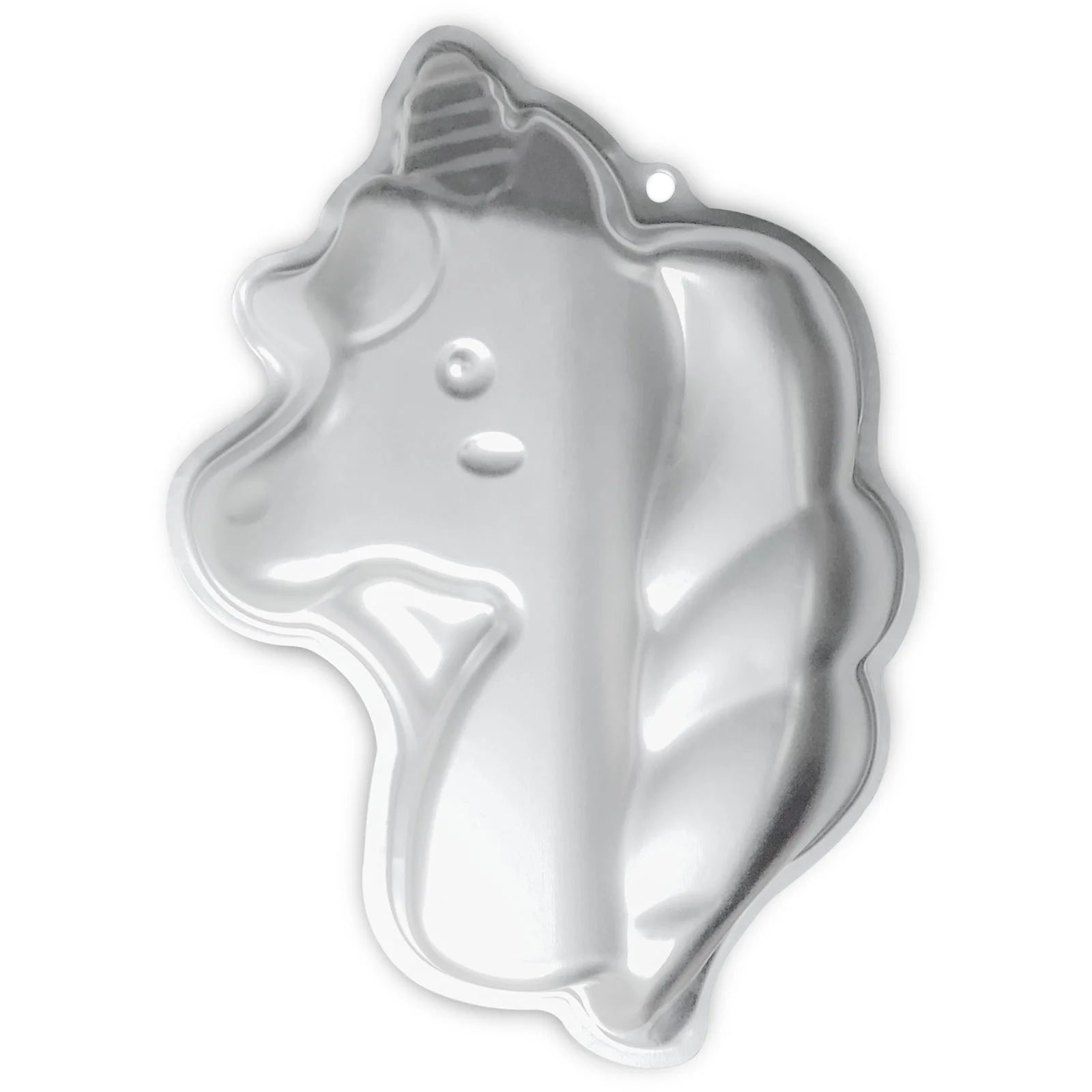 kefyixc unicorn Cake Pan, aluminum cake pan for birthday、Wedding Ceremony、party and other occasions cake, dessert making, Silver.