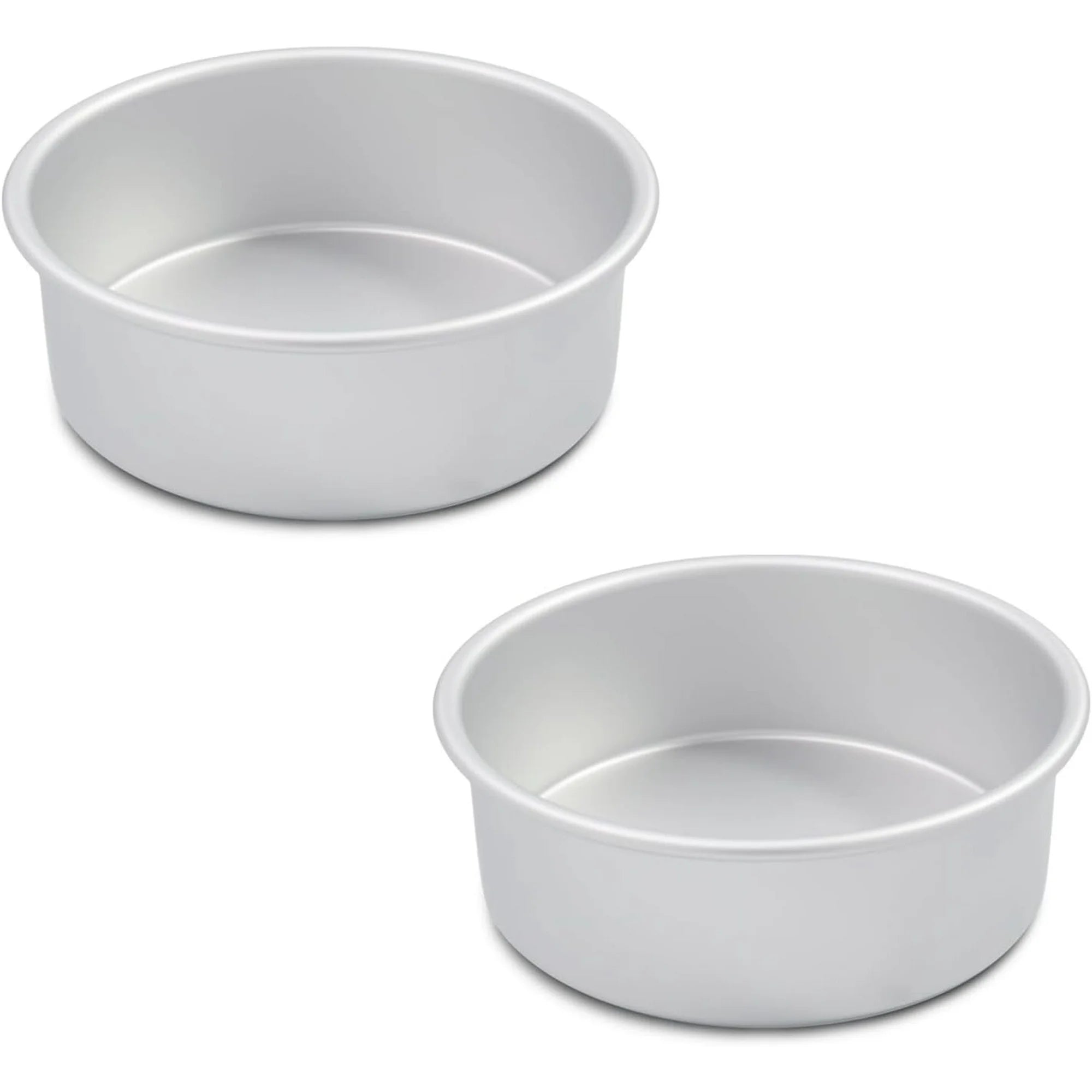 kefyixc7x3 inch round cake pans Set of 2,birthday cake pans, cheesecake, cakes more - durable aluminum molds for circle cake pan (7×3 round Cake Pan, Set of 2)